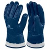 Guanti da lavoro pesante NI175 - nitrile - taglia 09 - blu - Deltaplus