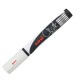 Marcatore a gesso liquido Uni Chalk Marker - punta tonda da 1,80 - 2,50 mm - bianco - Uni Mitsubishi