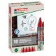 Marcatore per lavagne bianche 28 EcoLine - punta conica - da 1,5 a 3 mm - rosso - Edding