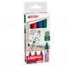 Marcatore per lavagne bianche 660 - punta conica - da 1,5 a 3 mm - Edding - astuccio 4 pezzi