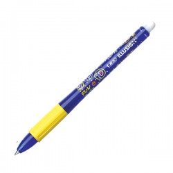 Penna sfera Gelocity Illusion - gel cancellabile - punta 0,7 mm - blu - Bic - conf. 12 pezzi