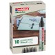 Marcatore permanente 21 Ecoline - punta conica - da 1,5 a 3 mm - nero - Edding