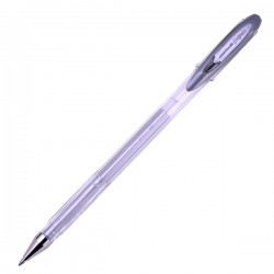 Penna a sfera gel con cappuccio Uni Ball Signo M120 - punta 0,8mm - argento - Uni Mitsubishi