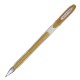 Penna a sfera gel con cappuccio Uni Ball Signo M120 - punta 0,8mm - oro - Uni Mitsubishi
