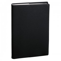 Agenda settimanale Trinote 2026 - copertina Impala - 18 x 24 cm - nero - Quo Vadis