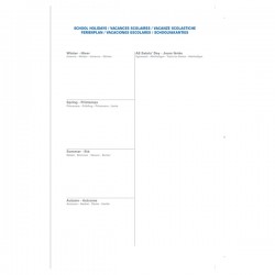 Agenda settimanale Presidente Equology 2026 - 21 x 27 cm - nero - Quo Vadis