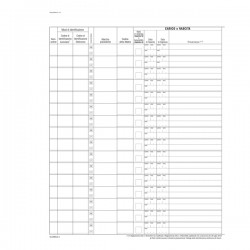Registro carico/scarico bovini - 23 pagine numerate - 31 x 24,5 cm - DU138313000 - Data Ufficio
