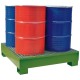 Vasche di raccolta - a tenuta stagna - 4 fusti - 134 x 125 x 30 cm - Carvel