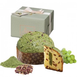 Panettone Pistaccho Matcha - Linea Top Genesi - pistacchio/tè verde - 600 gr - Loison