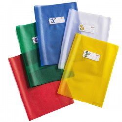 Coprimaxi Emysilk - c/alette - PVC - 180 mic - 21 x 30 cm - goffrato - trasparente - arancione - Colorosa
