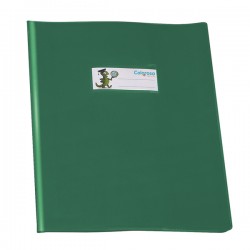 Coprimaxi GreenLine - c/alette - PVC - 220 mic - 21 x 30 cm - lucido coprente - verde - Colorosa