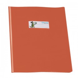 Coprimaxi GreenLine - c/alette - PVC - 220 mic - 21 x 30 cm - lucido coprente - arancione - Colorosa