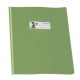Coprimaxi GreenLine - c/alette - PVC - 220 mic - 21 x 30 cm - lucido coprente - verde chiaro - Colorosa