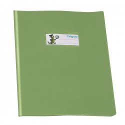 Coprimaxi GreenLine - c/alette - PVC - 220 mic - 21 x 30 cm - lucido coprente - verde chiaro - Colorosa