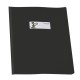 Coprimaxi GreenLine - c/alette - PVC - 220 mic - 21 x 30 cm - lucido coprente - nero - Colorosa