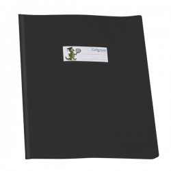 Coprimaxi GreenLine - c/alette - PVC - 220 mic - 21 x 30 cm - lucido coprente - nero - Colorosa
