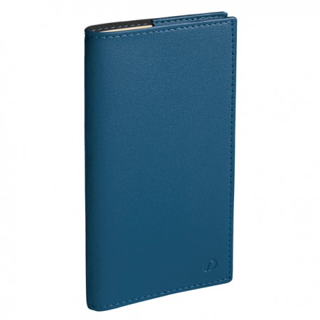 Agenda planing Planital 2026 - c/spirale - 8,8 x 17 cm - copertina Soho - blu acciaio - Quo Vadis