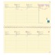 Agenda planing Planital 2026 - c/spirale - 8,8 x 17 cm - copertina Soho - blu acciaio - Quo Vadis