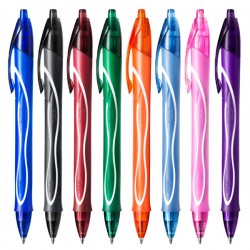 Penna a sfera Gelocity quick dry - punta 0,7mm - colori assortiti - BIC - astuccio 10 pezzi