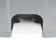Contenitore mobile Ecoconti - a pedale - 80 L - plastica riciclata - grigio - Medial