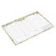 Desk planner Nature Flowers - da scrivania - 42 x 29,5 cm - Pigna