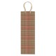 Shopper portabottiglie - fantasia scozzese - 37x12x9cm - Rex Sadoch