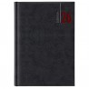 Agenda settimanale 2026 - copertina in carta imbottita - 17 x 24 cm - nero