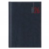 Agenda settimanale 2026 - copertina in carta imbottita - 17 x 24 cm - blu
