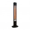 Stufa a torre Hot Tagon - con timer - 2000 W - 31 x 24,5 x 114 cm - nero - CFG