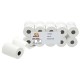 Rotolo per POS e carte di credito - 57 mm x 18 m - diametro esterno 38 mm - anima 12 mm - 55 gr - carta termica BPA free - Sabac