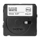 Brother - Nastro - Nero/Bianco - BTAG231 - 12mm x 4mt