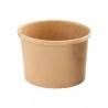 Bowl per zuppe monouso - 360 ml - cartoncino - avana - Signor Bio - conf. 25 pezzi
