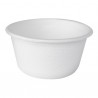Coppetta porta salse monouso in canna da zucchero - 60 ml - bianco - Signor Bio - conf. 100 pezzi