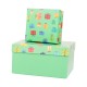 Set scatole regalo - dimensioni assortite - fantasia Memento - conf. 6 pezzi