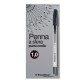 Penna a sfera con cappuccio - punta media 1,0mm - nero - Starline - conf. 50 pezzi