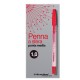 Penna a sfera con cappuccio - punta media 1,0mm - rosso - Starline - conf. 50 pezzi