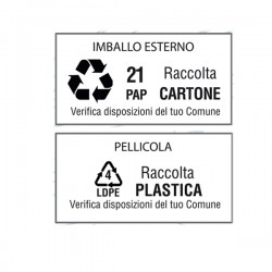 Etichette adesive - in carta - permanenti - 210 x 297 mm - 1 et/fg - 100 fogli - bianco - Starline