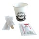 Serving kit - 50 bicchierini + 50 bustine zucchero + 50 palettine - FPP
