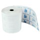 Rotolo registratore cassa - 80 mm x 80 m - diametro esterno 77 mm - anima 12 mm - 55 gr - carta termica BPA free - Sabacart - bl