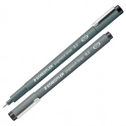 Pennarello Pigment Liner 308 - nero - 0,2 mm - Staedtler