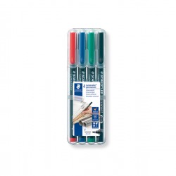 Pennarello Astucci Lumocolor Permanent 318 - punta 0,6 mm - colori assortiti - Staedtler
