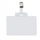 Portanome Pass 4E - clip in metallo - c/cartoncino - 11 x 7 cm - Sei Rota - conf. 100 pezzi