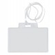 Portanome Pass 3EC - con cordoncino trasparente - 9,5 x 6 cm - PVC - Sei Rota - conf. 100 pezzi