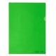 Cartellina a L BioBased - 22 x 30 cm - PE riciclato - liscio pesante - verde - Favorit - conf. 25 pezzi
