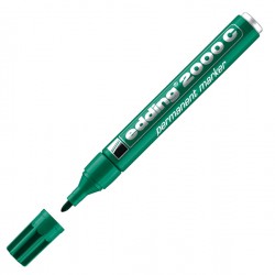 Marcatore permanente 2000C - punta conica - da 1,5 a 3 mm - verde - Edding