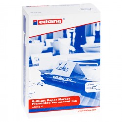 Marcatore permanente 30 - punta tonda - da 1,5 a 3 mm - blu - Edding