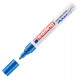 Marcatore permanente a vernice 750 - punta tonda - da 2 a 4 mm - blu - Edding
