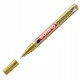 Marcatore permanente a vernice 780 - punta tonda extra fine - 0,8 mm - oro - Edding