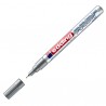 Marcatore permanente a vernice 780 - punta tonda extra fine - 0,8 mm - argento - Edding
