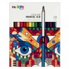 Matita colorata Color Pencil 4.0 - mina 4 mm - colori assortiti - Carioca Plus - conf. 18 pezzi